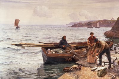 Aas van de Krabbenvisser door Charles Napier Hemy