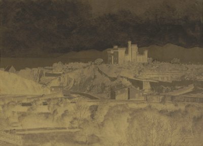 Kasteel van Vallambrosa, Cannes, ca. 1852 (foto) door Charles Nègre