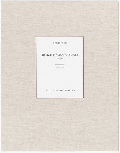 Dertien Heliogravures door Charles Nègre, André Jammes