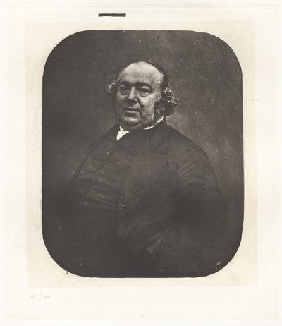 Portret van Jules Janin, door Nadar (Plate IX) door Charles Nègre, Nadar, André Jammes