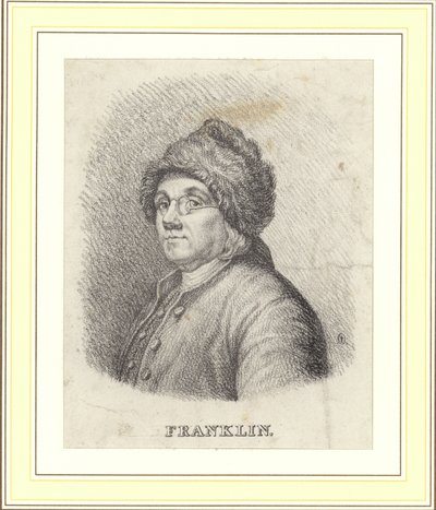 Benjamin Franklin door Charles Nicolas II Cochin