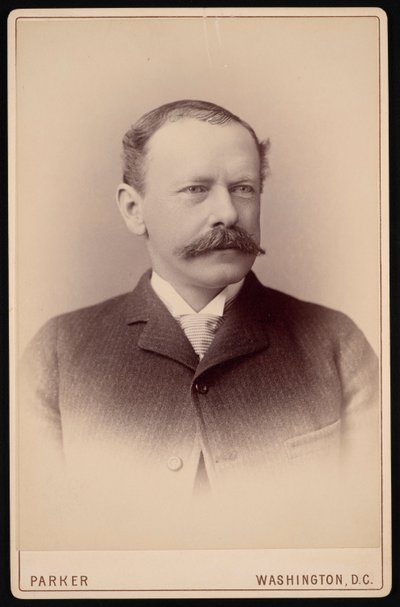 Portret van Dr. James Milton Flint 1838-1919, tussen 1887 en 1904 door Charles Parker