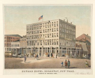Howard Hotel, Broadway, New York door Charles Parsons
