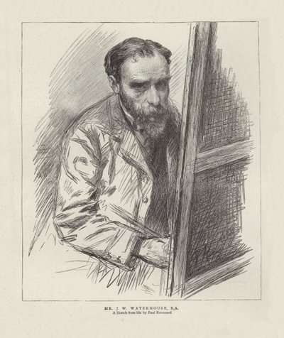 John William Waterhouse door Charles Paul Renouard