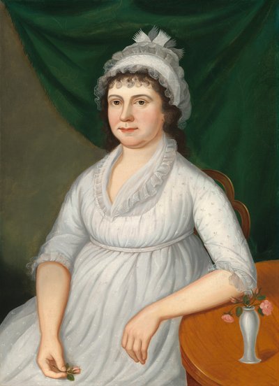 Hannah Lemmon Corcoran (Mrs. Thomas Corcoran), ca. 1802-1810 (olieverf op doek) door Charles Peale Polk