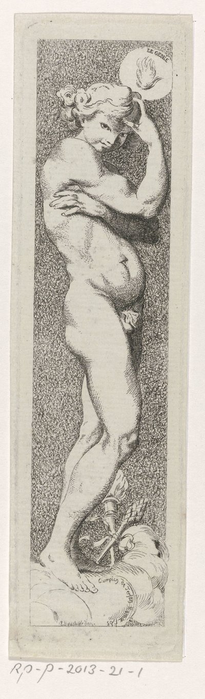 Het genie door Charles Philippe Campion de Tersan