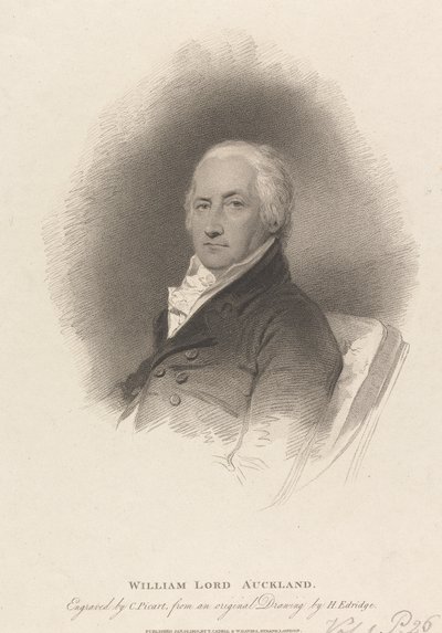 William Eden, 1e Baron Auckland door Charles Picart