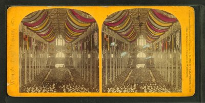 Wereldvrede Jubileum, of het Boston Coliseum door Charles Pollock