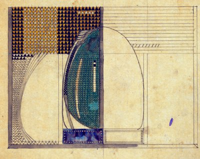 Ontwerp voor W.J. Bassett-Lowke, 1916 door Charles Rennie Mackintosh