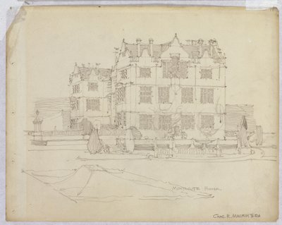 Montacute House, Somerset door Charles Rennie Mackintosh