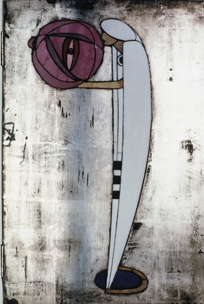 Witte kast ontworpen voor mevrouw Rowat, 1902 door Charles Rennie Mackintosh