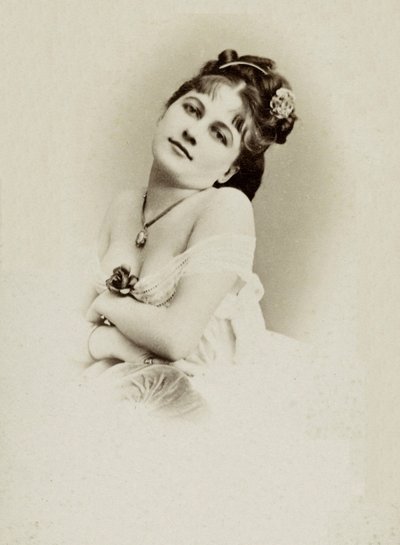 Portret van de actrice Henriette Victoire Drouard (1851-1923). door Charles Reutlinger
