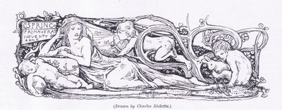Lente, uit The Magazine of Art 1893, Cassell and Company door Charles Ricketts