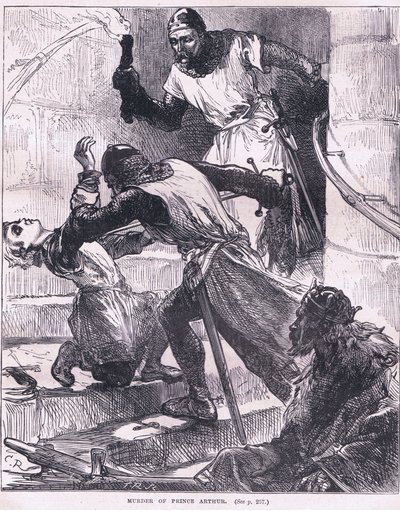 De Moord op Prins Arthur door Charles Ricketts