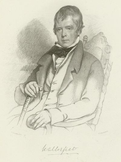 Sir Walter Scott door Charles Robert Leslie