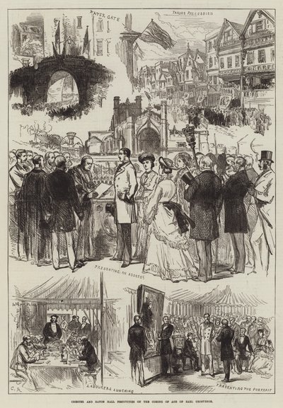 Chester en Eton Hall Festiviteiten bij de Volwassenwording van Graaf Grosvenor door Sir John Charles Robinson