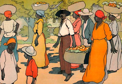 Naar de Markt, 1912 door Charles Robinson