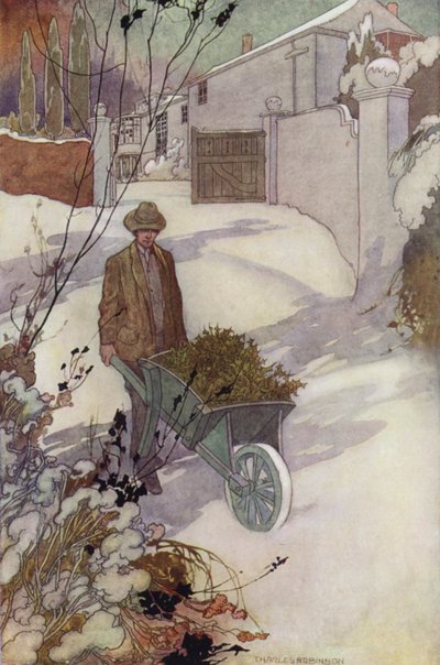 Onze sentimentele tuin: Winter door Charles Robinson