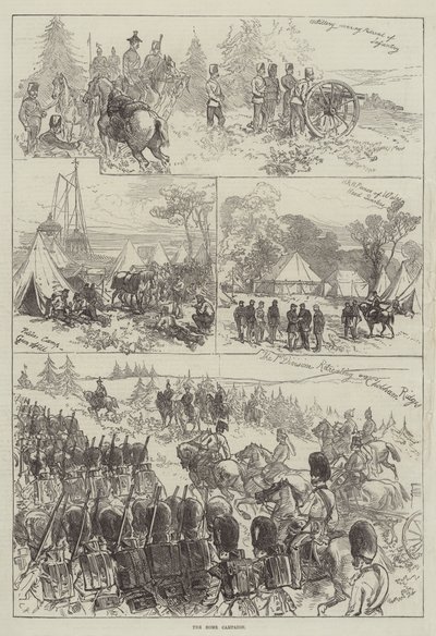 De thuiscampagne door Sir John Charles Robinson