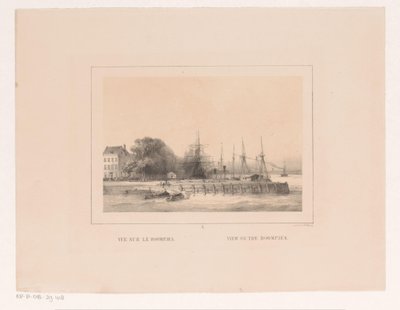 Gezicht op de Boompjes te Rotterdam door Charles Rochussen
