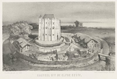 Kasteel uit de elfde eeuw door Charles Rochussen