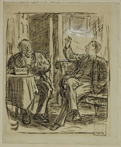 Een Vriendelijke Zoon door Charles Samuel Keene