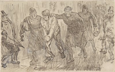 Gelukkig idee voor Punch, 16 december 1876, 1876 door Charles Samuel Keene