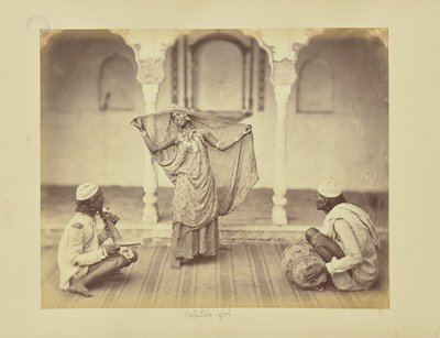 Nautch - meisje door Charles Shepherd