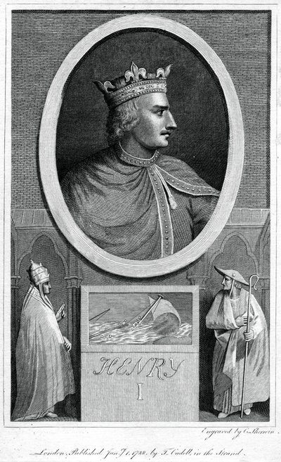 Hendrik I, Koning van Engeland, 1788 door Charles Sherwin