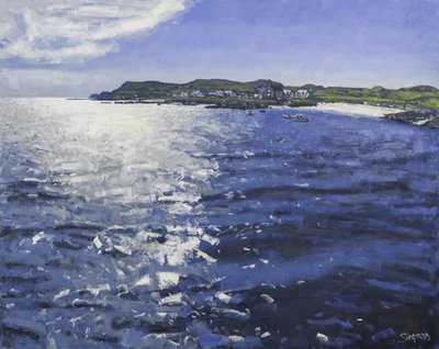 Iona Light, 2017 (olieverf op doek) door Charles Simpson