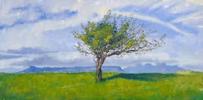West Coast Tree, 2015 (olieverf op doek) door Charles Simpson