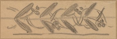 Studie voor een Randontwerp door Charles Sprague Pearce