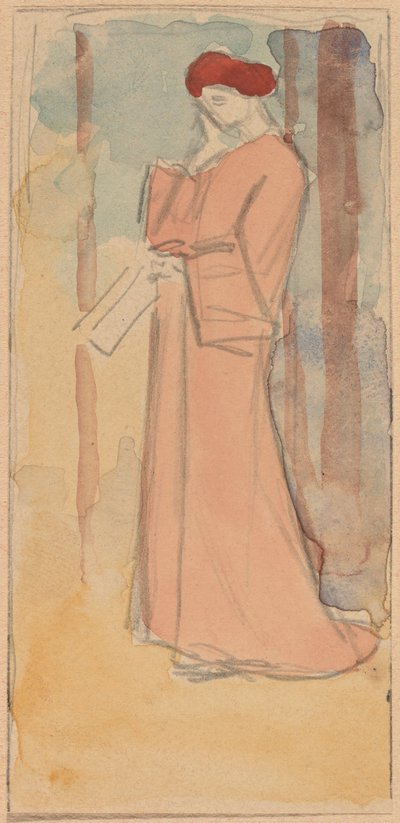 Studie voor een Paneel door Charles Sprague Pearce