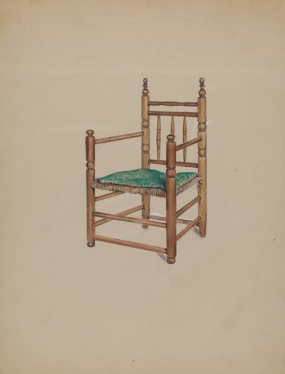 Carver armstoel door Charles Squires