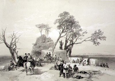 Panjab: Voorpost van Rhodawala Bezet door de Britse Piquets op 10 februari 1845, plaat 8 uit 