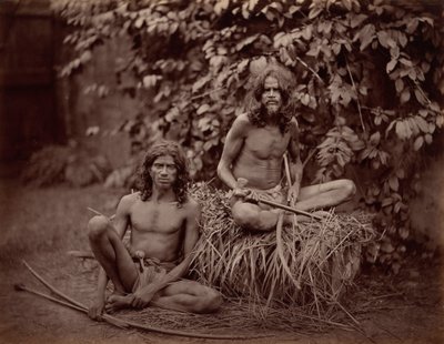 Veddahs, ca. 1870 (foto) door Charles T Scowen & Co