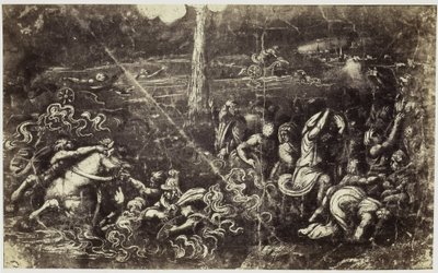 Verdrinkend leger na Israëls doortocht door de Rode Zee door Charles Thurston Thompson