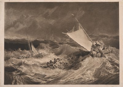 Een scheepswrak door Charles Turner