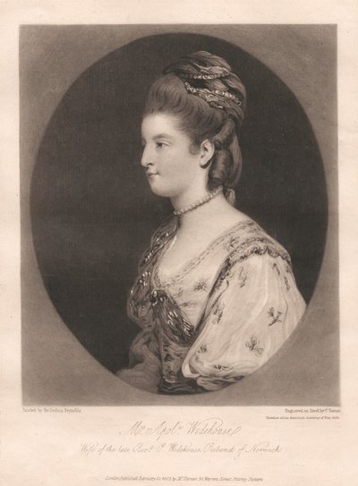 Mevrouw Apollonia Wodehouse door Charles Turner