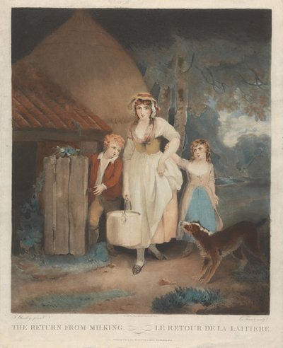 De terugkeer na het melken door Charles Turner