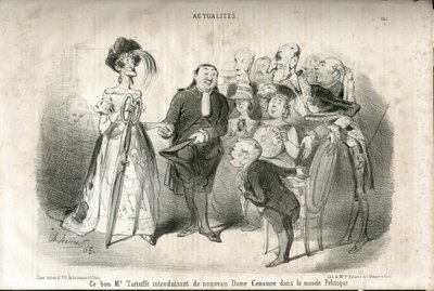 Illustratie door Charles Vernier in Le Charivari door Charles Vernier