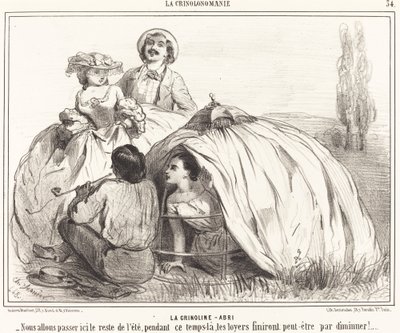 De Crinoline-Abri door Charles Vernier
