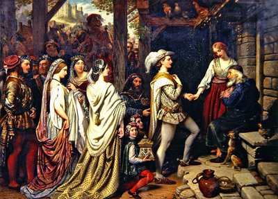 Het Huwelijk van Giselda door Charles West Cope