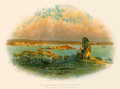 Uitzicht vanaf Mount Edgcumbe Plymouth door Charles Wilkinson