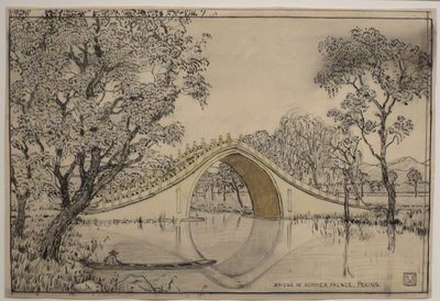 Brug in zomerpaleis, Peking
