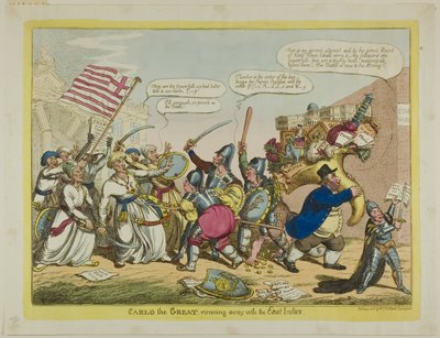 Carlo de Grote, Weglopend met de Oost-Indië door Charles Williams