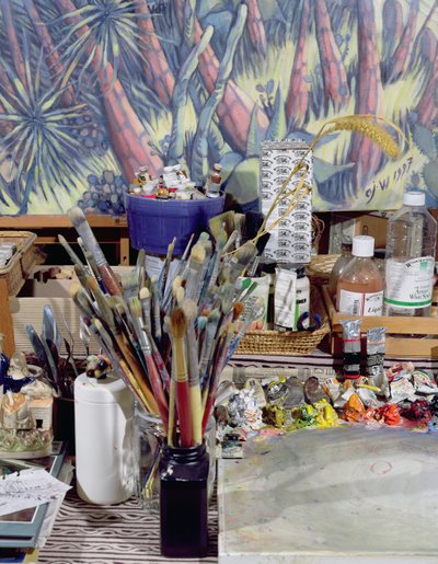 Atelier van de kunstenaar door Charlotte Johnson Wahl