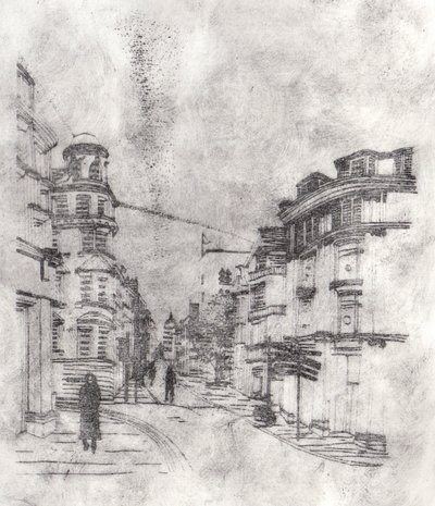 Cornmarket Street door Charlotte Orr