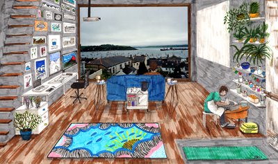 Coronamaison, 2020 door Charlotte Orr