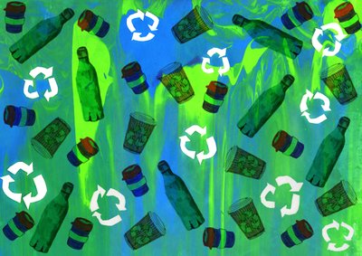 Recyclingbak Ontwerp door Charlotte Orr